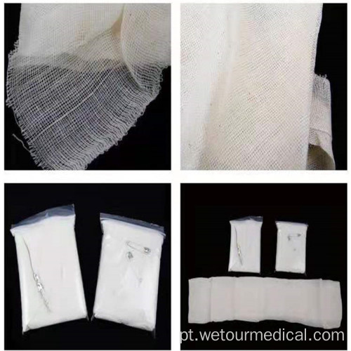 Bandagens triangulares de gaze médica descartáveis ​​personalizadas